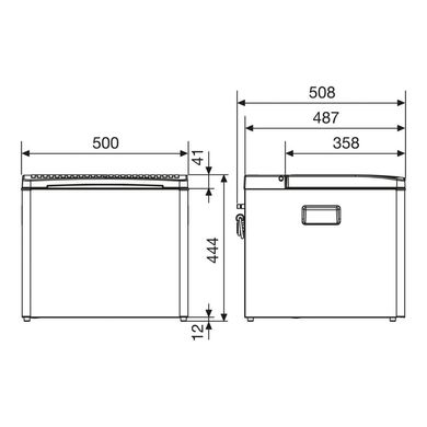 Автохолодильник електро газовий Dometic CombiCool ACX3 40, 40 л