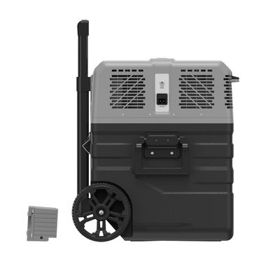 Автохолодильник компрессорный Alpicool ENX42 со встроенной батареей и  подключением к солнечной панели