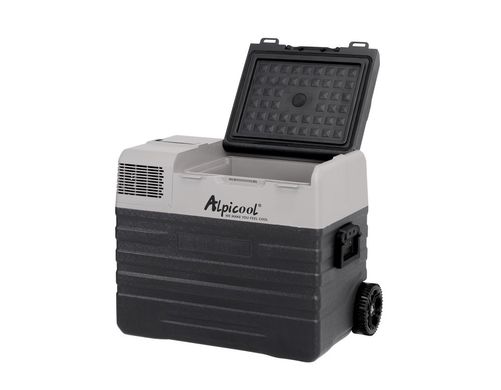 Автохолодильник компрессорный Alpicool ENX42 со встроенной батареей и  подключением к солнечной панели