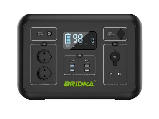 Портативна зарядна станція BRIDNA 1200W (стрибок до 2400Вт) SGR-PPS1200-2