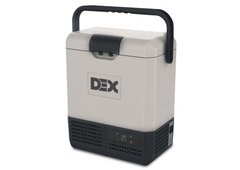 Автохолодильник компресорний DEX P-8B з акумулятором, холодильник в машину 12 в