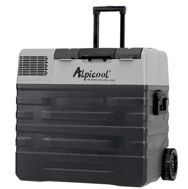 Автохолодильник компрессорный Alpicool ENX62 со встроенной батареей и подключением к солнечной панели