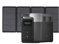 Комплект портативна зарядна станція EcoFlow DELTA Max(1600) + 2 сонячні панелі 220W Solar Panel