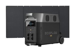 Комплект портативна зарядна станція EcoFlow DELTA Pro (3600 Вт·ч) + 1 сонячна панель 400W
