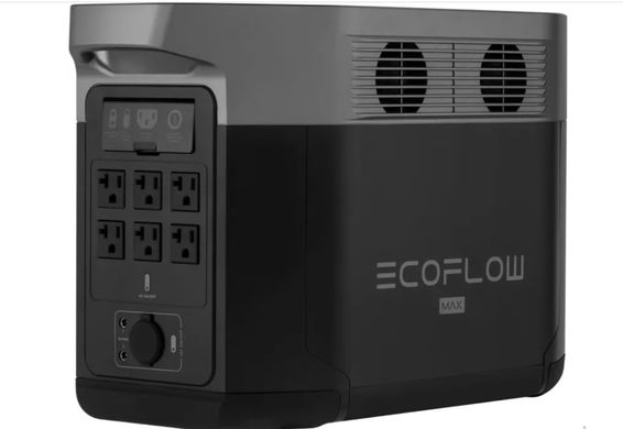Комплект портативна зарядна станція EcoFlow DELTA Max 2000 + додаткова батарея