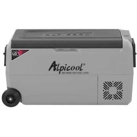 Автохолодильник компресорний Alpicool T-36 (LG) двокамерний 12/24