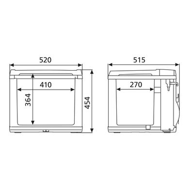 Портативний холодильник компресорний Dometic CoolFun CK 40D, 230В