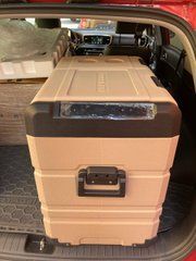 Автохолодильник компрессорный Alpicool TA55 (LG Compressor) двухкамерный, Li-Ion батарея